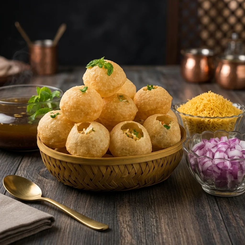 Indian chaat street food at SpiceHub Indian Kitchen & Pizza Calgary